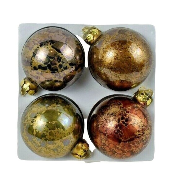 House of Lloyd Jeweltone Lava Bulb Ornaments 4 Christmas Around the World - Picture 3 of 4